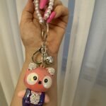 Cute μπρελόκ με πέρλες κ στρας