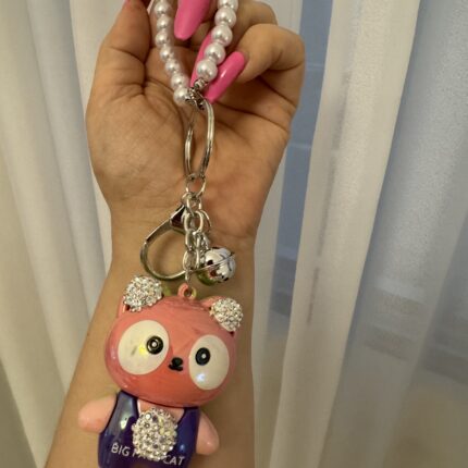 Cute μπρελόκ με πέρλες κ στρας
