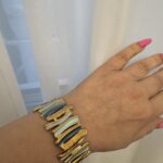 Εντυπωσιακό μπρασελέ σε τυρκουαζ ή μωβ χρώμα αυξομειούμενο