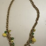 Ανοιξιάτικα φρουτενια κολιέ με φράουλες κ λεμόνια