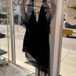 Λινζερι Μαύρο ντραπέ one size