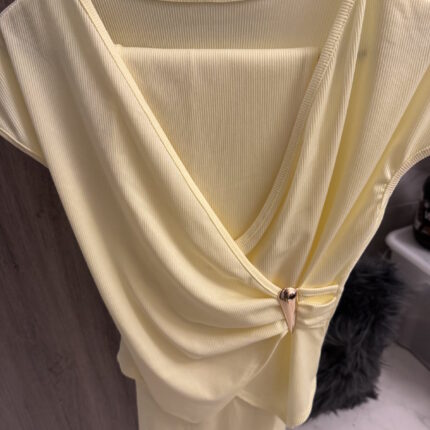 Σετ top και παντελόνι ελαστικό με λάστιχο